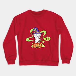 Halloween with Yuna Cat | Brewing the Potion of Love Crewneck Sweatshirt